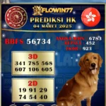 Prediksi Master HK (Hongkong) Hari Ini 04 Maret 2025
