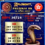 Prediksi Master HK (Hongkong) Hari Ini 16 April 2025