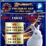 Prediksi Master SGP (Singapore) Hari Ini 10 April 2025