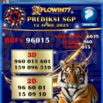 Prediksi Master SGP (Singapore) Hari Ini 12 April 2025