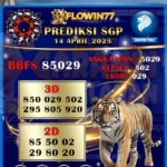 Prediksi Master SGP (Singapore) Hari Ini 14 April 2025